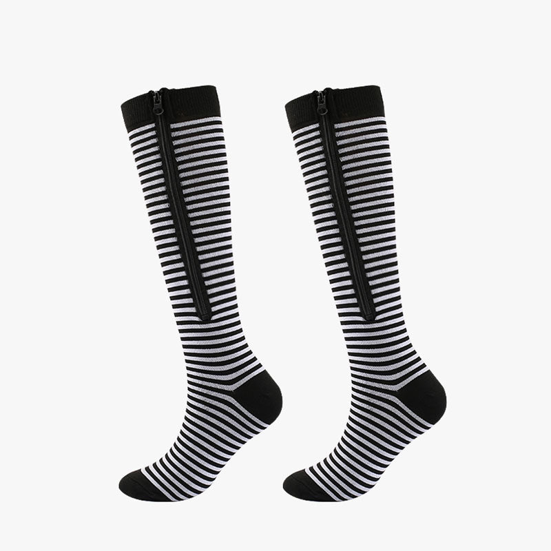 【🔥1+1 zdarma】🏃♂️ Sportovní ponožky na zip – pohodlí, opora a snadné oblékání