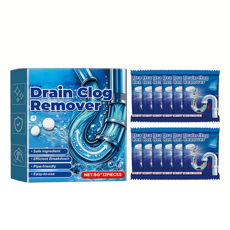 【💦3+1 zdarma】🚿💨Efervescentní tablety na ucpání odtoků
