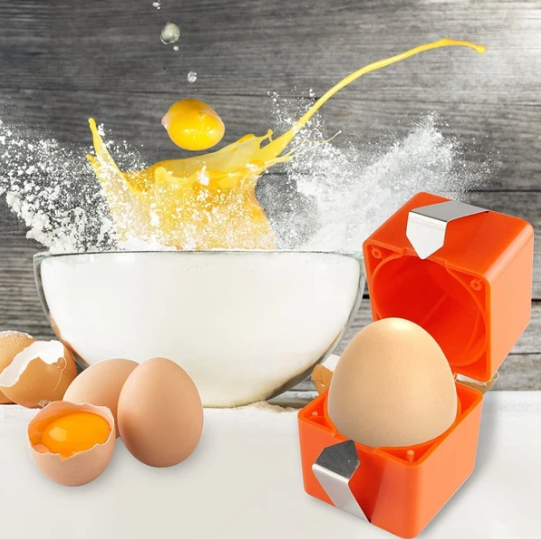 🍳Rychlý nástroj na rozbíjení vajec – 🔥Můžeš rozlousknout stovky vajec rychleji a čistěji