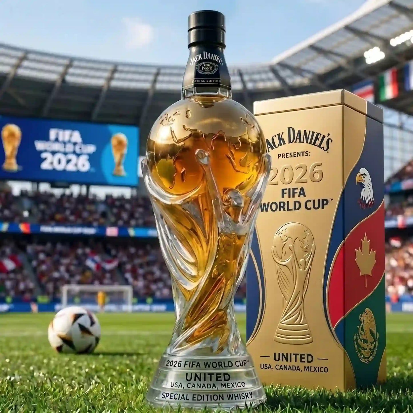 🏆⚽ Speciální edice láhve whisky k mistrovství světa ve fotbale FIFA 2026