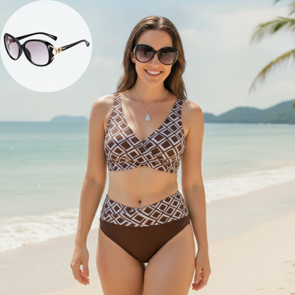 【🌊S-3XL】👙Dvoudílné dámské bikiny s vysokým pasem