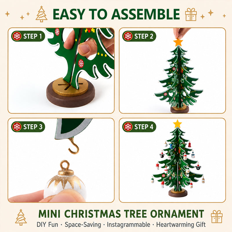 🎄 Dřevěná vánoční ozdoba na stromeček – vyrob si sám