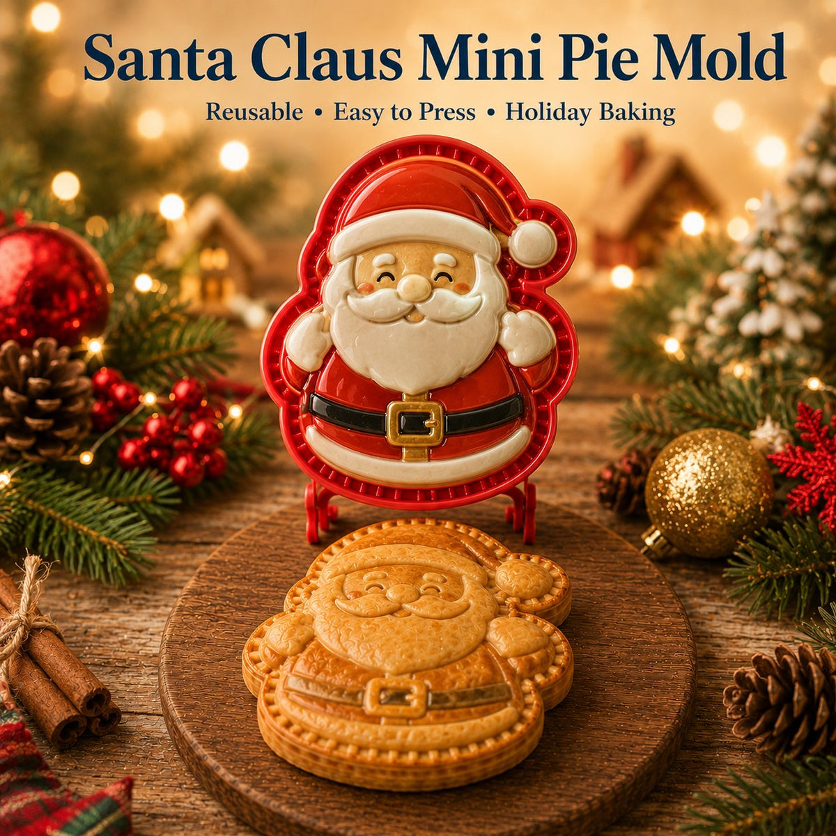 🎄 Kolekce 8 vánočních forem na mini koláčky