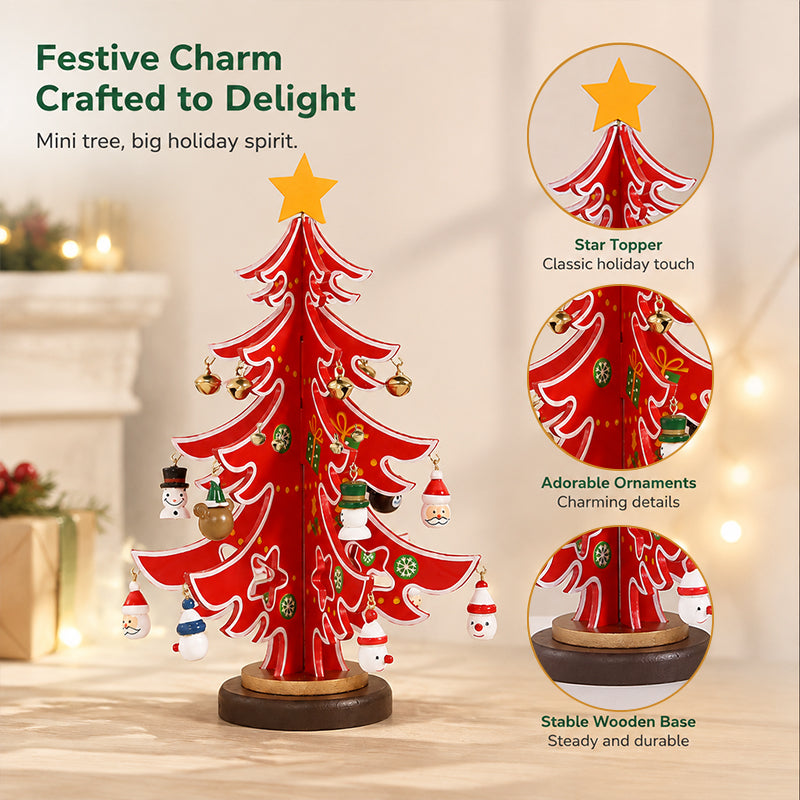 🎄 Dřevěná vánoční ozdoba na stromeček – vyrob si sám