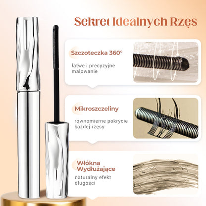 【🔥1+1 zdarma】✨Voděodolná, nerozmazatelná řasenka pro prodloužení řas