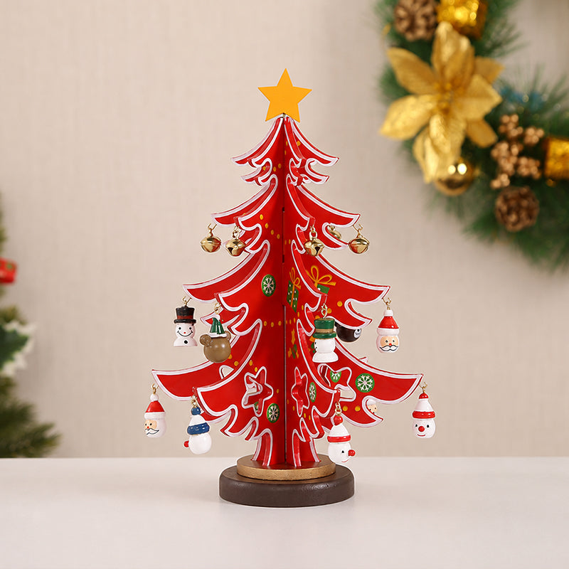 🎄 Dřevěná vánoční ozdoba na stromeček – vyrob si sám