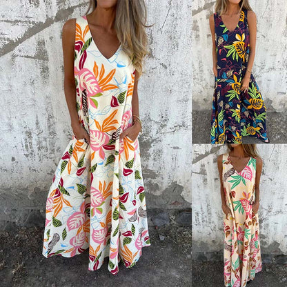 【S-3XL】🌺Volné šaty s potiskem