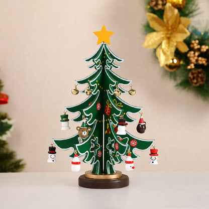 🎄 Dřevěná vánoční ozdoba na stromeček – vyrob si sám