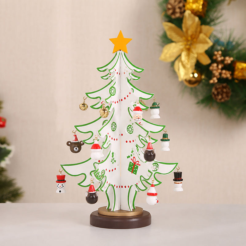 🎄 Dřevěná vánoční ozdoba na stromeček – vyrob si sám