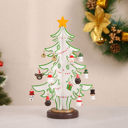 🎄 Dřevěná vánoční ozdoba na stromeček – vyrob si sám