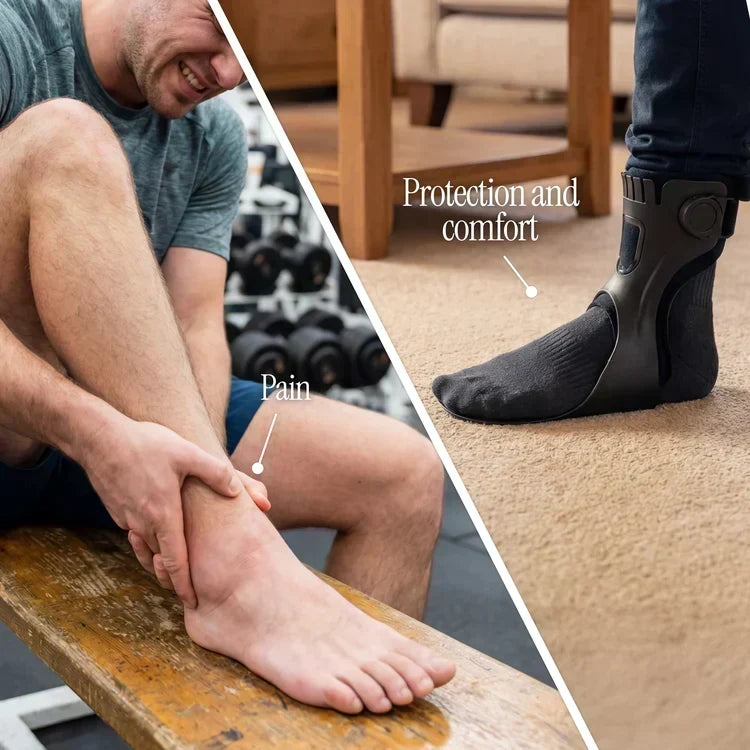 👣Nastavitelná opěrka nohou s nafukovací vložkou