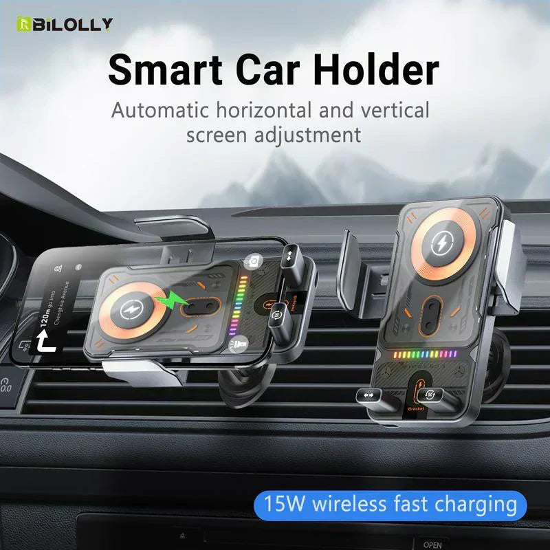 ⚡Nový držák na mobil do auta – s funkcí bezdrátového nabíjení
