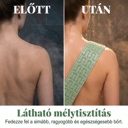 🛁Pohodlný silikonový kartáč na záda – 💦Snadnější hygiena bez nutnosti se předklánět