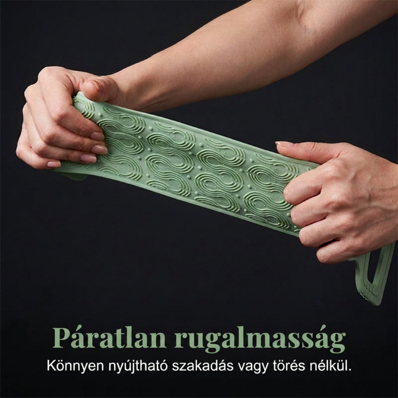 🛁Pohodlný silikonový kartáč na záda – 💦Snadnější hygiena bez nutnosti se předklánět