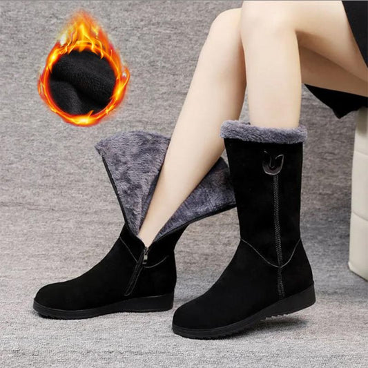 【EU 35-41】👢Dámské ležérní plyšové termo boty do sněhu