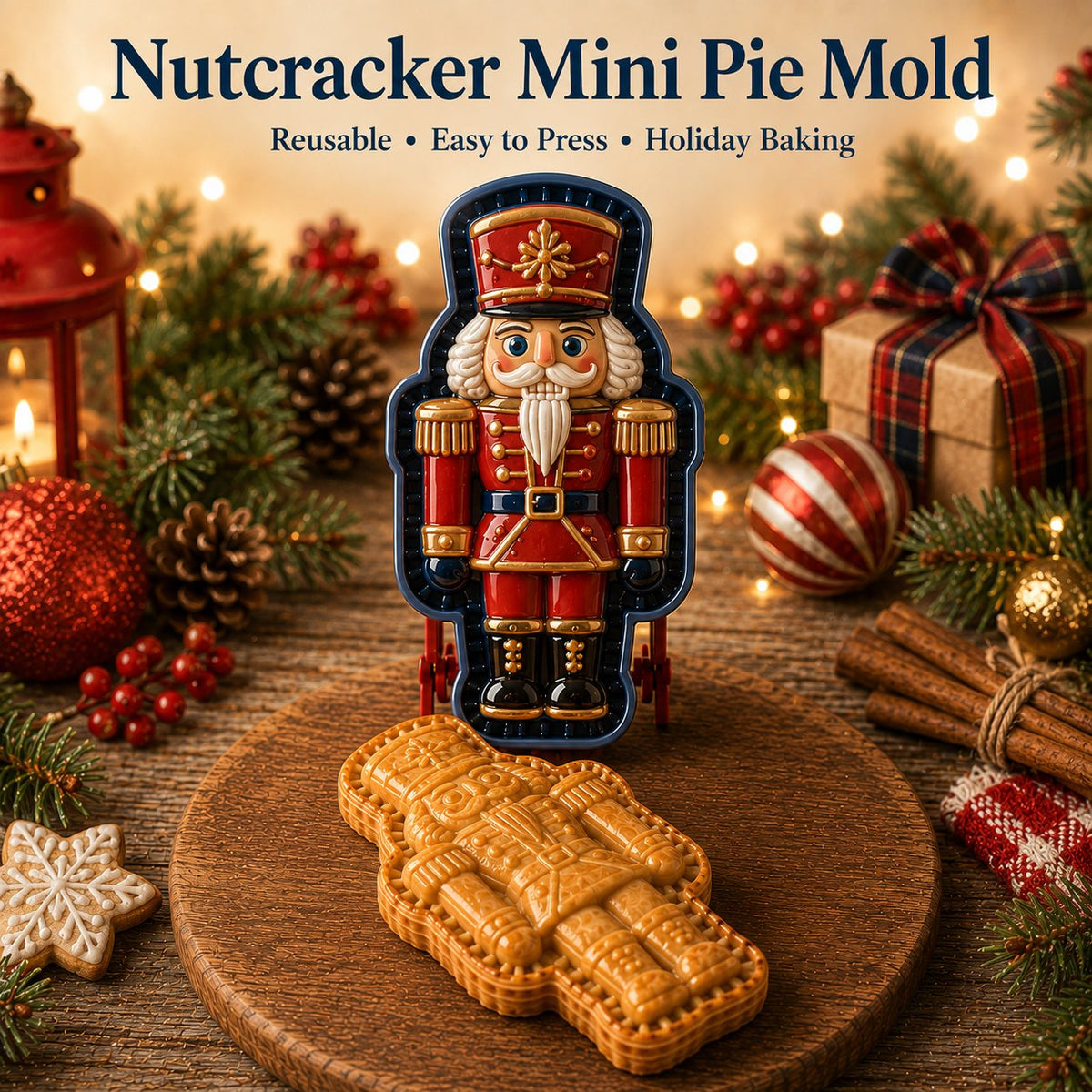 🎄 Kolekce 8 vánočních forem na mini koláčky