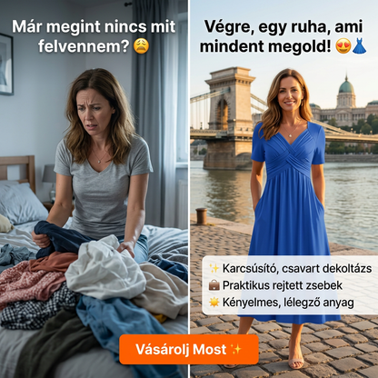 【S-3XL】👗Dámské dlouhé šaty s výstřihem do V a krátkými rukávy