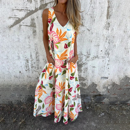 【S-3XL】🌺Volné šaty s potiskem