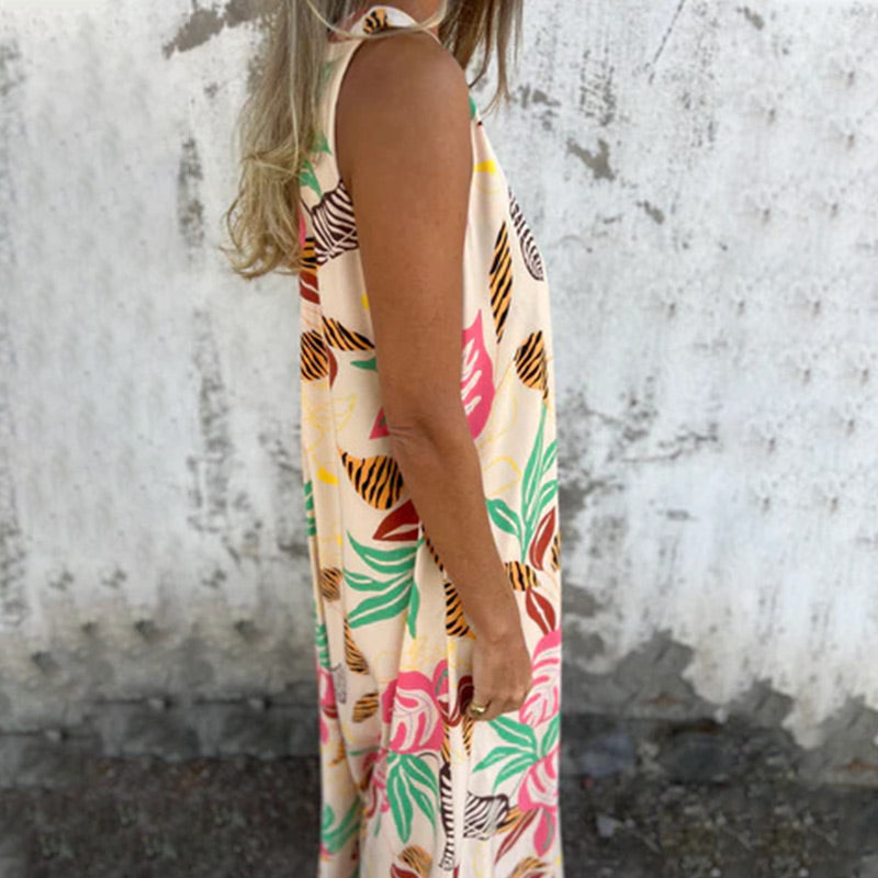 【S-3XL】🌺Volné šaty s potiskem