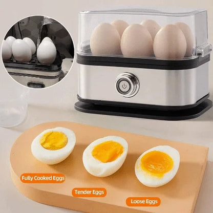👩‍🍳 Multifunkční vařič vajec s průhledným víkem