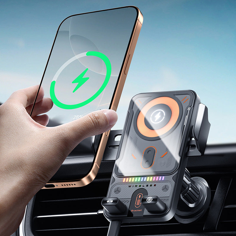 ⚡Nový držák na mobil do auta – s funkcí bezdrátového nabíjení