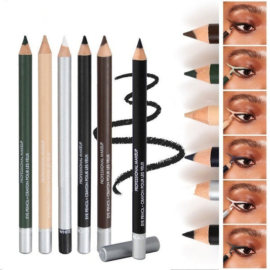 【🔥1+1 zdarma】💄Voděodolná, dlouhotrvající tužka na oči z tvrdého dřeva
