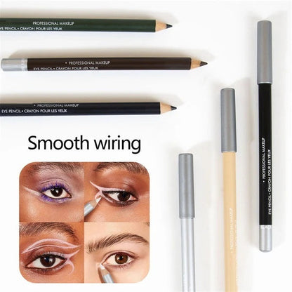 【🔥1+1 zdarma】💄Voděodolná, dlouhotrvající tužka na oči z tvrdého dřeva
