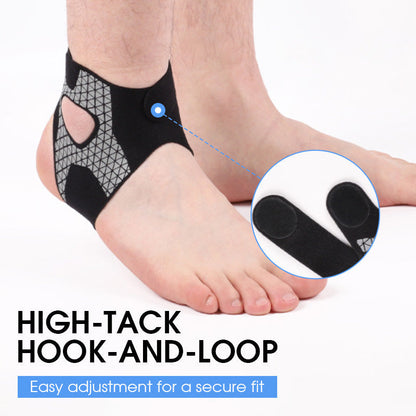【🔥1+1 zdarma】🦶Nastavitelný elastický kotníkový pás - Pro stabilizaci při sportu a po úrazech