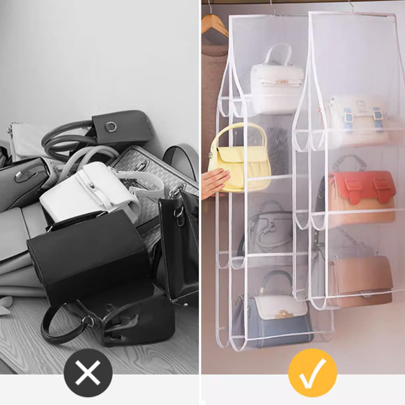 👜Závěsná kabelka s velkými kapsami a prachotěsným systémem pro uspořádání věcí