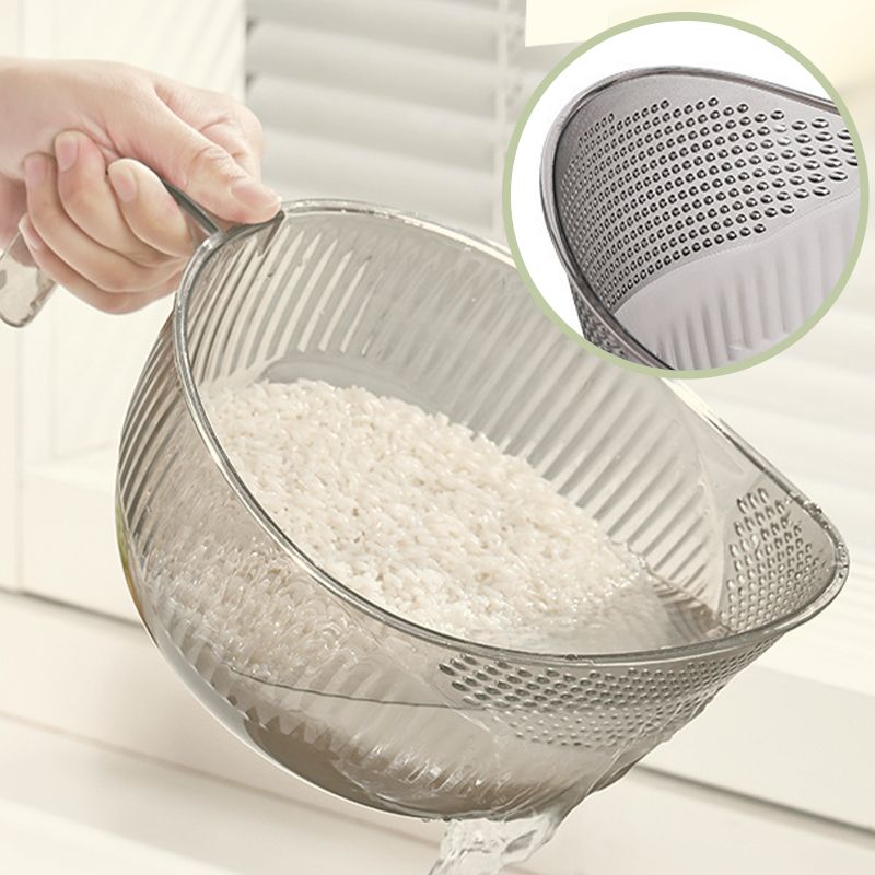 【🔥3+1 zdarma】🥣Miska na mytí rýže s rukojetí: bezpečné uchopení a dokonalé prosévání!
