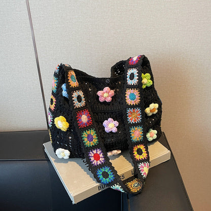 🌼Horgolt etnikai táska nőknek