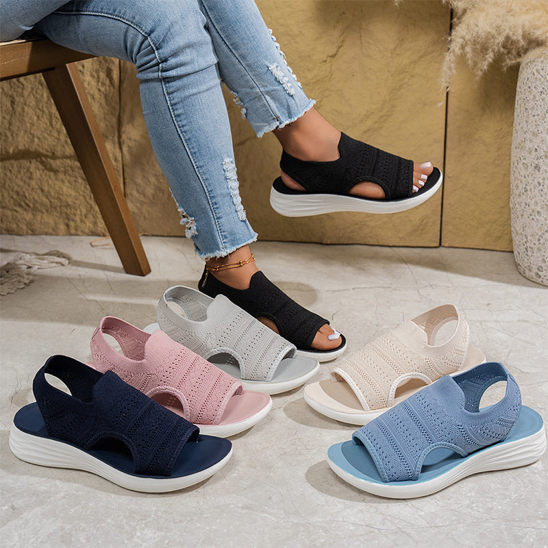 【✨EU 36–43】👡Dámské sandály na platformě z prodyšného úpletu