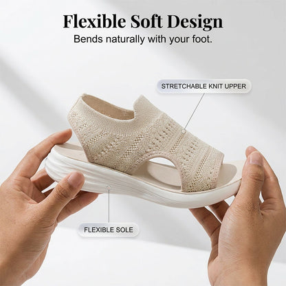 【✨EU 36–43】👡Dámské sandály na platformě z prodyšného úpletu