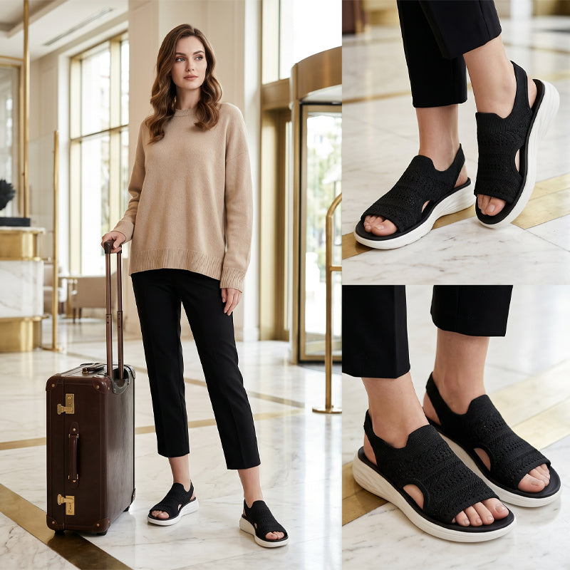 【✨EU 36–43】👡Dámské sandály na platformě z prodyšného úpletu