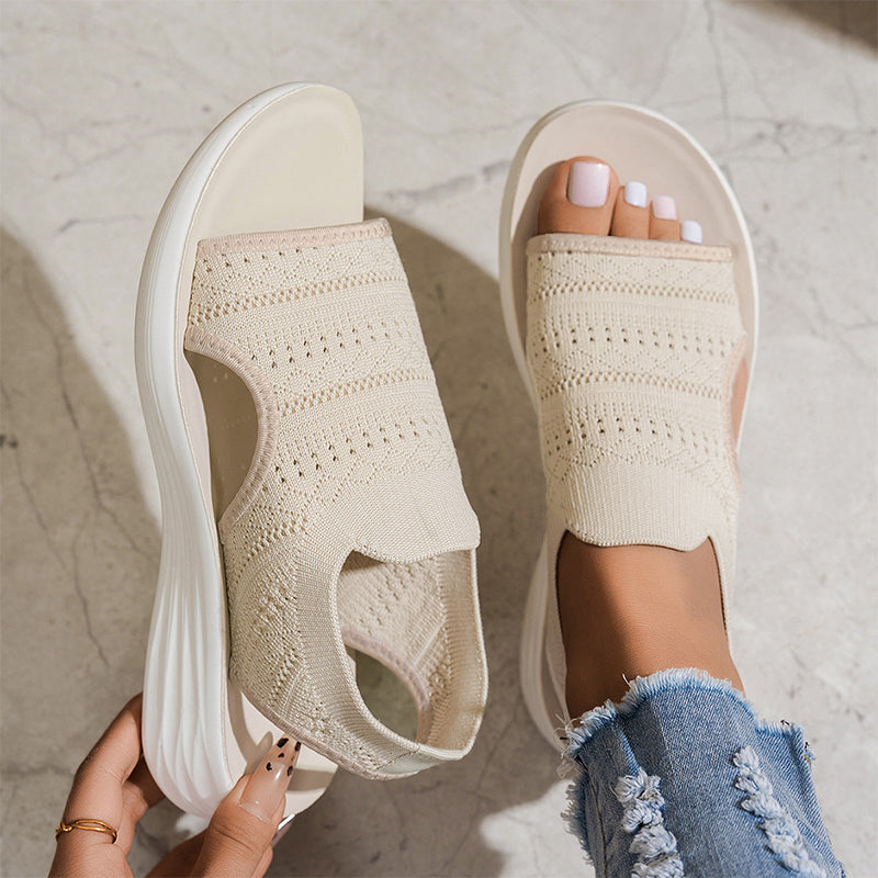 【✨EU 36–43】👡Dámské sandály na platformě z prodyšného úpletu
