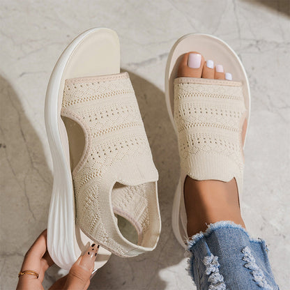 【✨EU 36–43】👡Dámské sandály na platformě z prodyšného úpletu