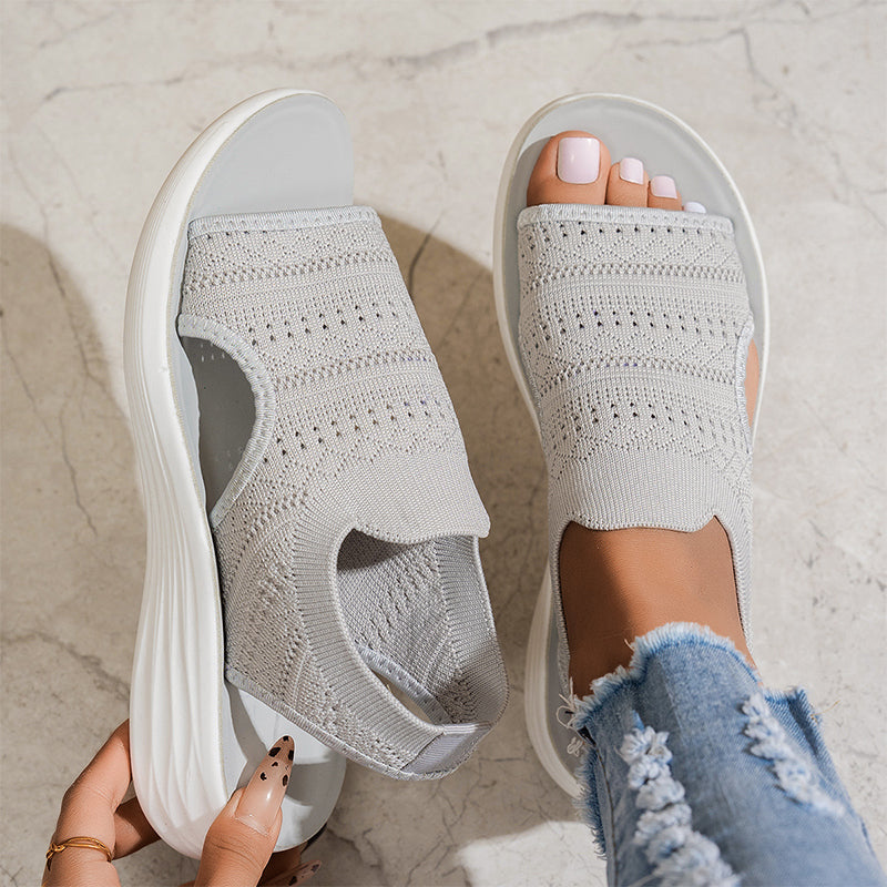 【✨EU 36–43】👡Dámské sandály na platformě z prodyšného úpletu