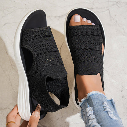 【✨EU 36–43】👡Dámské sandály na platformě z prodyšného úpletu