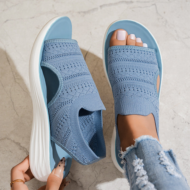 【✨EU 36–43】👡Dámské sandály na platformě z prodyšného úpletu