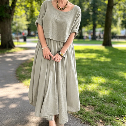 【S-3XL】🥀Lehká letní dvoudílná sukňová souprava