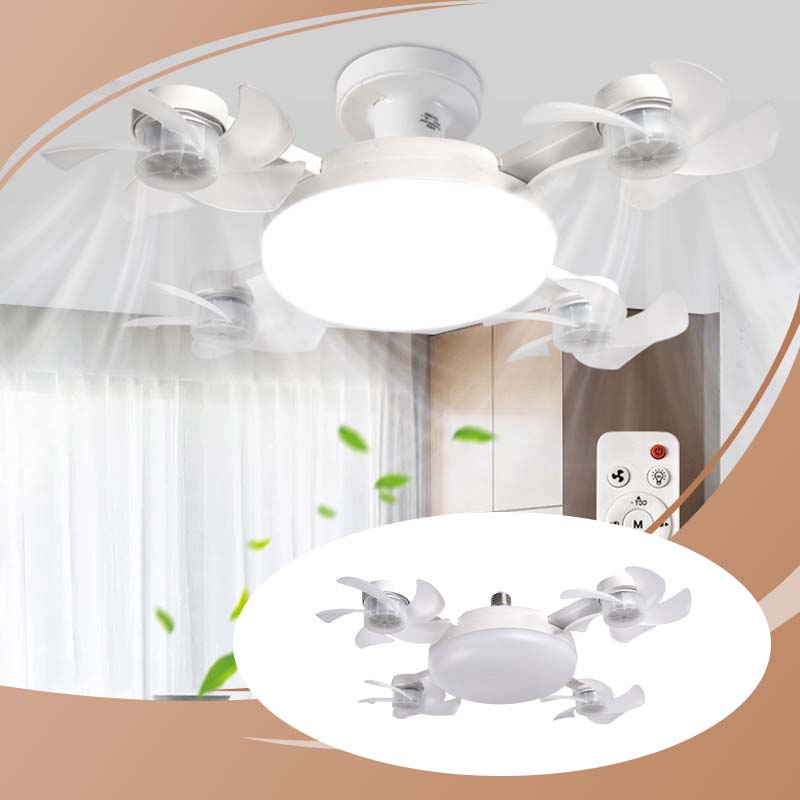 🌀Stropní ventilátor s LED osvětlením a dálkovým ovládáním