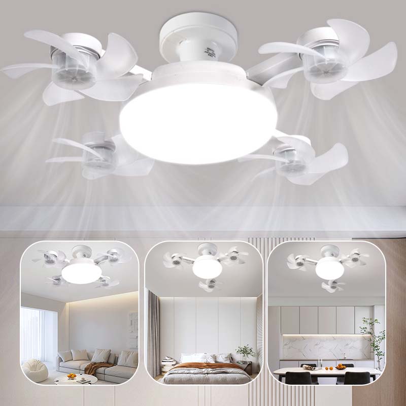 🌀Stropní ventilátor s LED osvětlením a dálkovým ovládáním