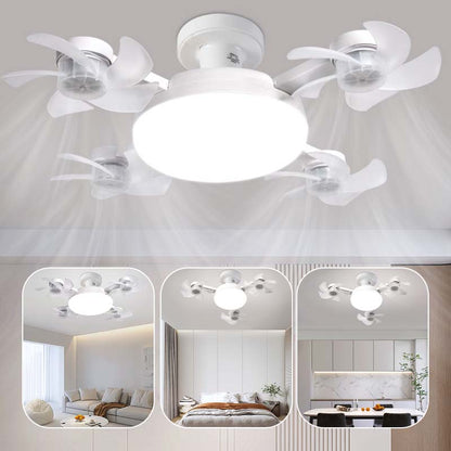 🌀Stropní ventilátor s LED osvětlením a dálkovým ovládáním