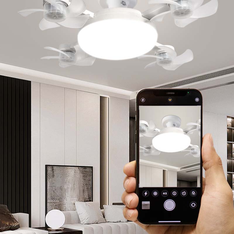 🌀Stropní ventilátor s LED osvětlením a dálkovým ovládáním