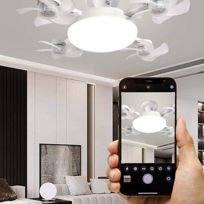 🌀Stropní ventilátor s LED osvětlením a dálkovým ovládáním