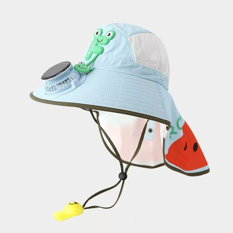 🌞Sluneční čepice s vestavěným ventilátorem