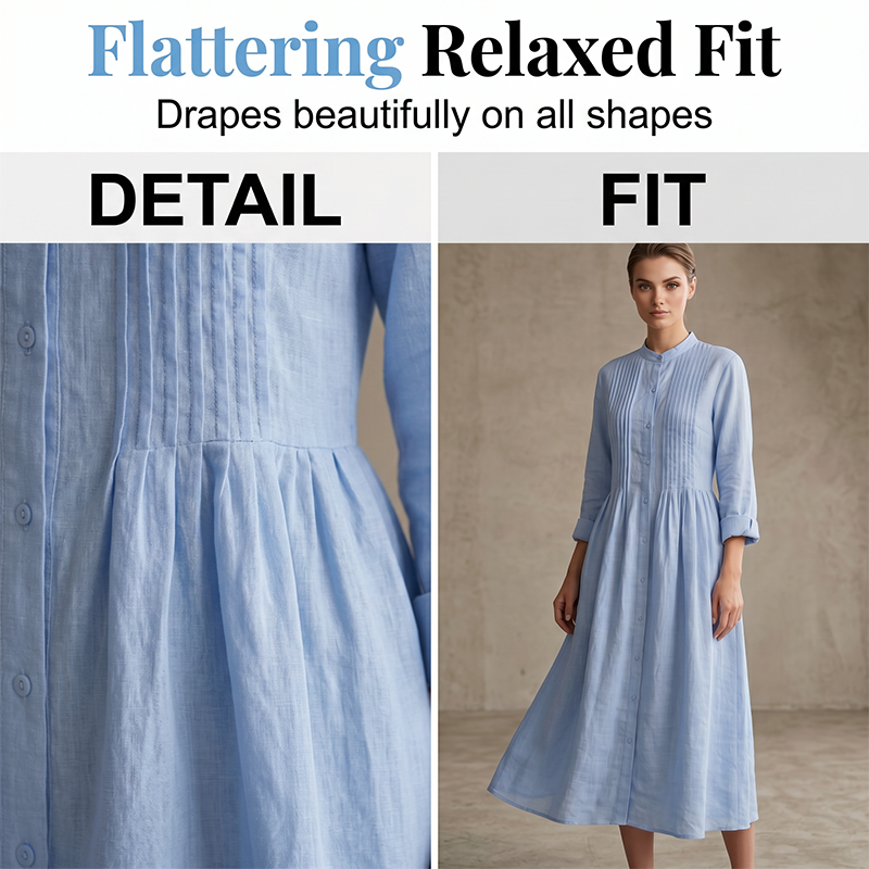 【S-2XL】🥀Elegantní šaty s dlouhými rukávy