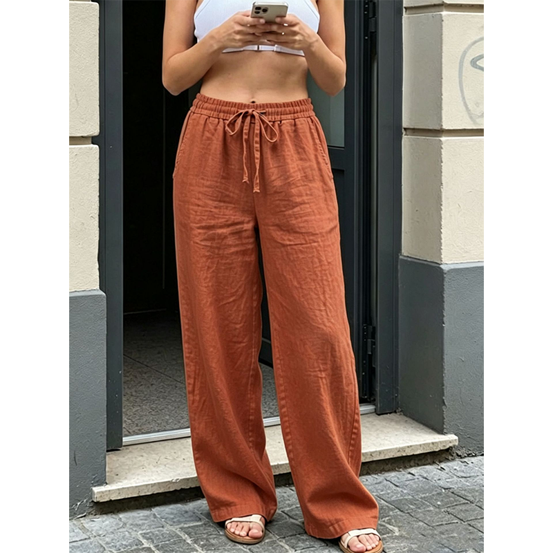 【S-3XL】👖Dámské volnočasové kalhoty rovného střihu