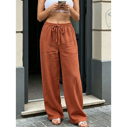 【S-3XL】👖Dámské volnočasové kalhoty rovného střihu