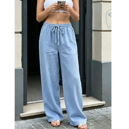 【S-3XL】👖Dámské volnočasové kalhoty rovného střihu